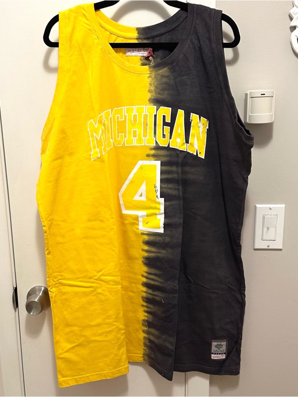 Chris Webber Michigan Wolverines Tie Dye Jersey Mens 3XLB Mitchell & Ness NEW - Picture 2 of 5